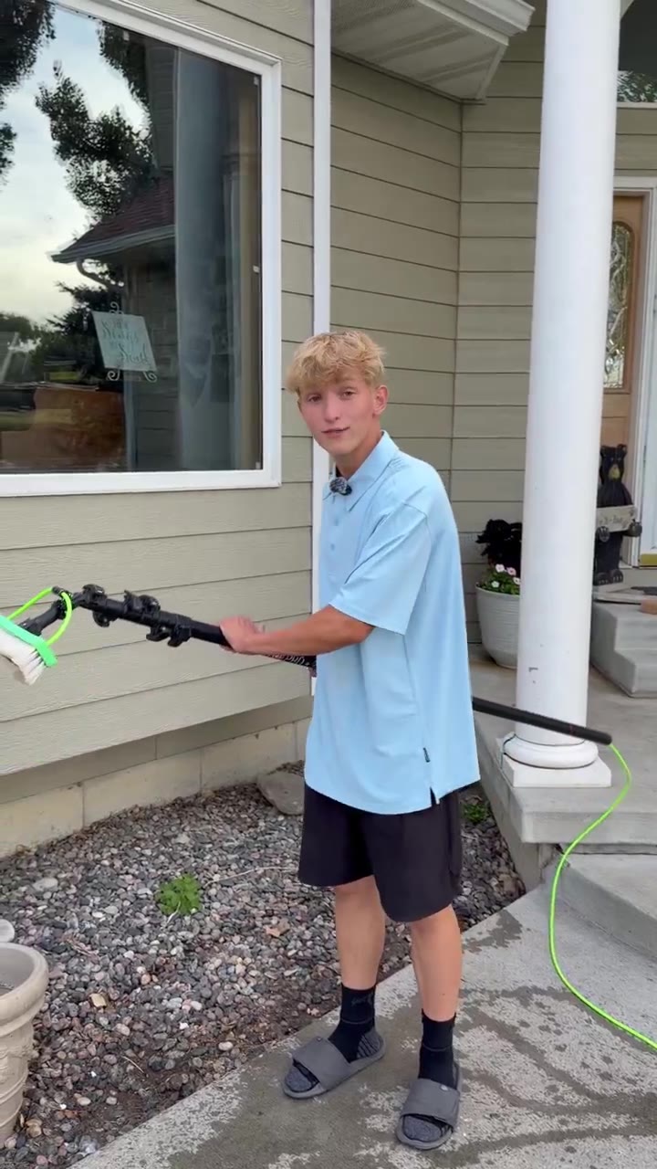 Sky High Window Washing ad we filmed